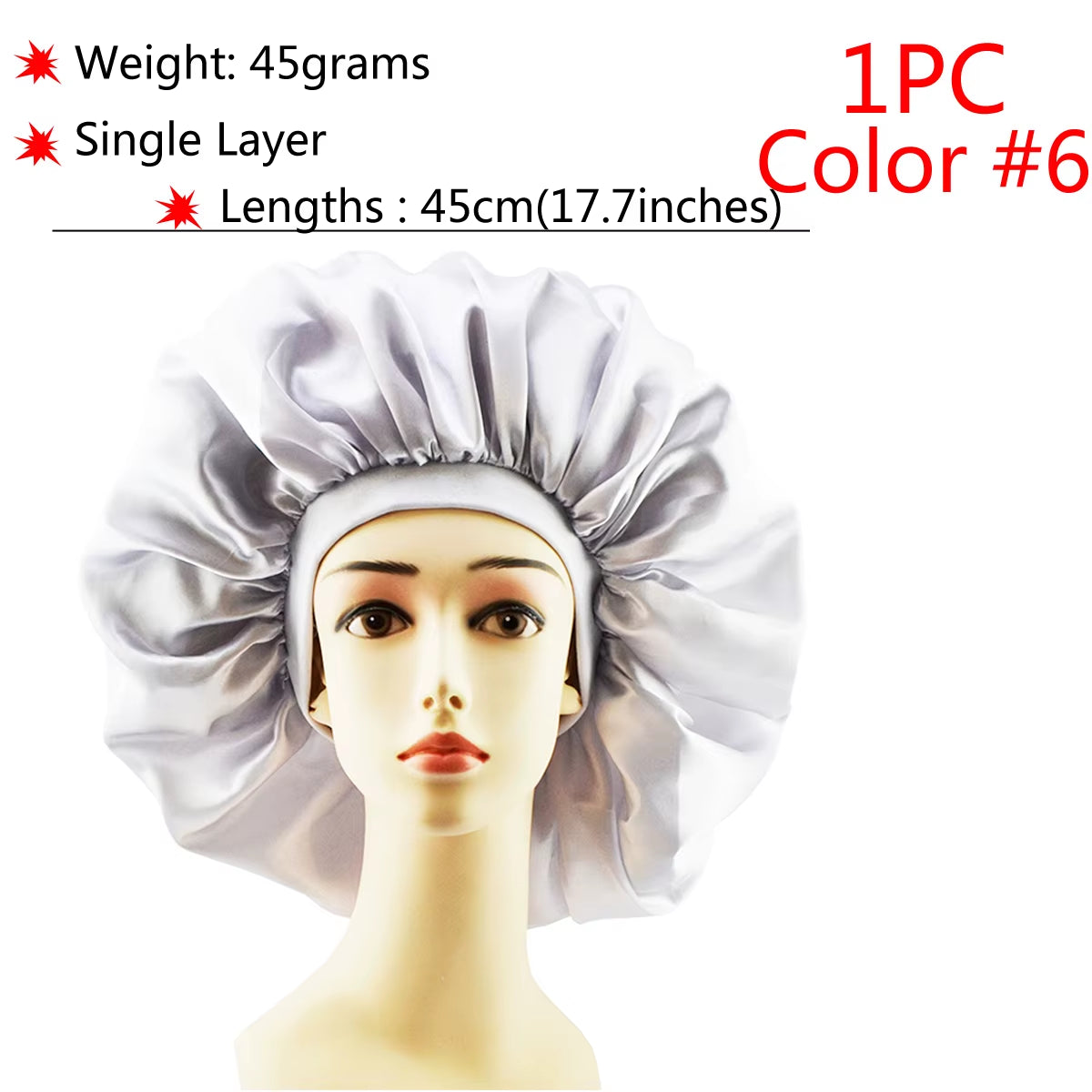 Silk Hair Bonnet Satin Cheveux Nuit Single Double Layer Silk Hair Cap for Women Sleeping Adjust Head Cover Hat Beauty Products