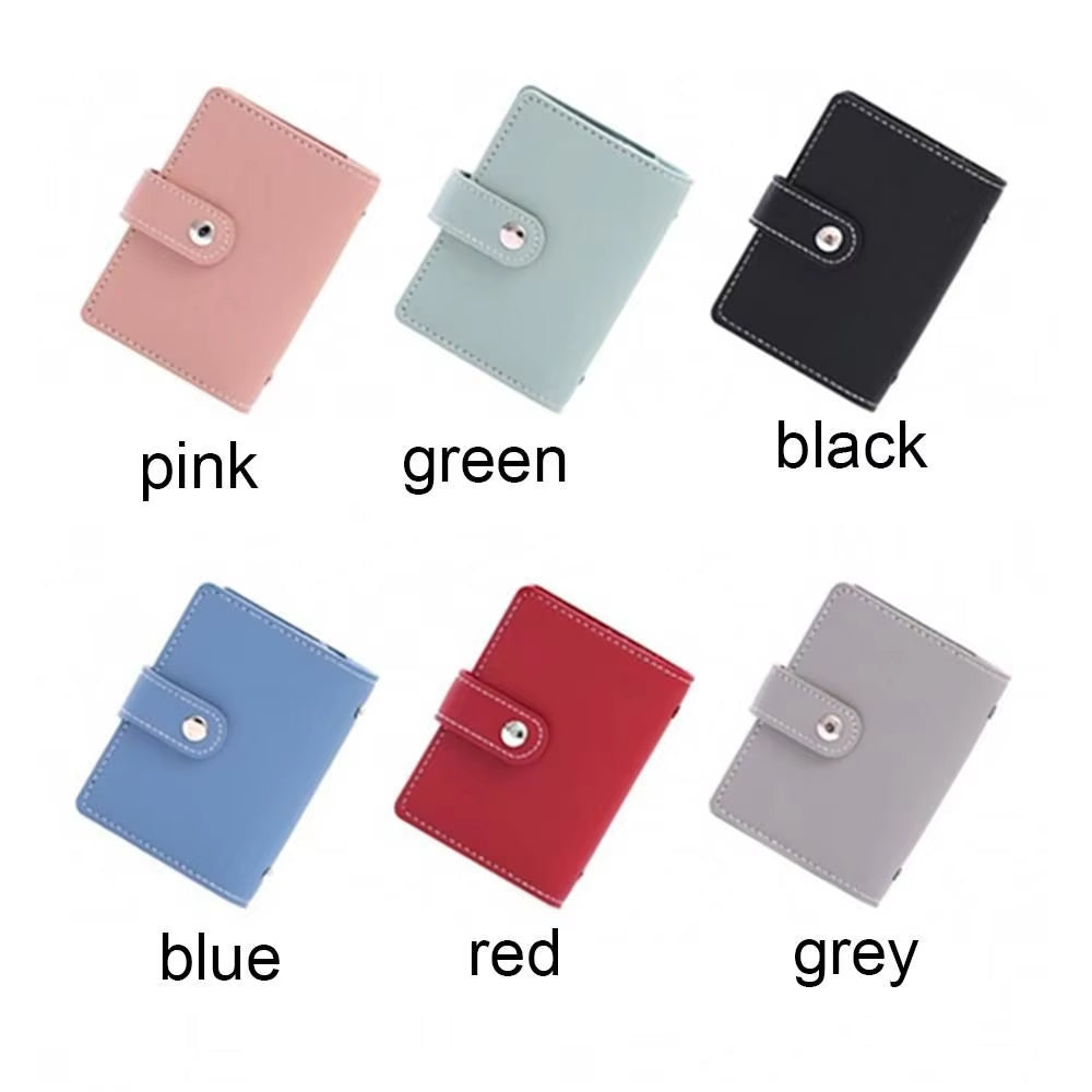 26 Card Slots RFID Blocking PU Leather Women Credit Card Wallet Fashion Cute Cards Holder Wallet for Cards Cardholder