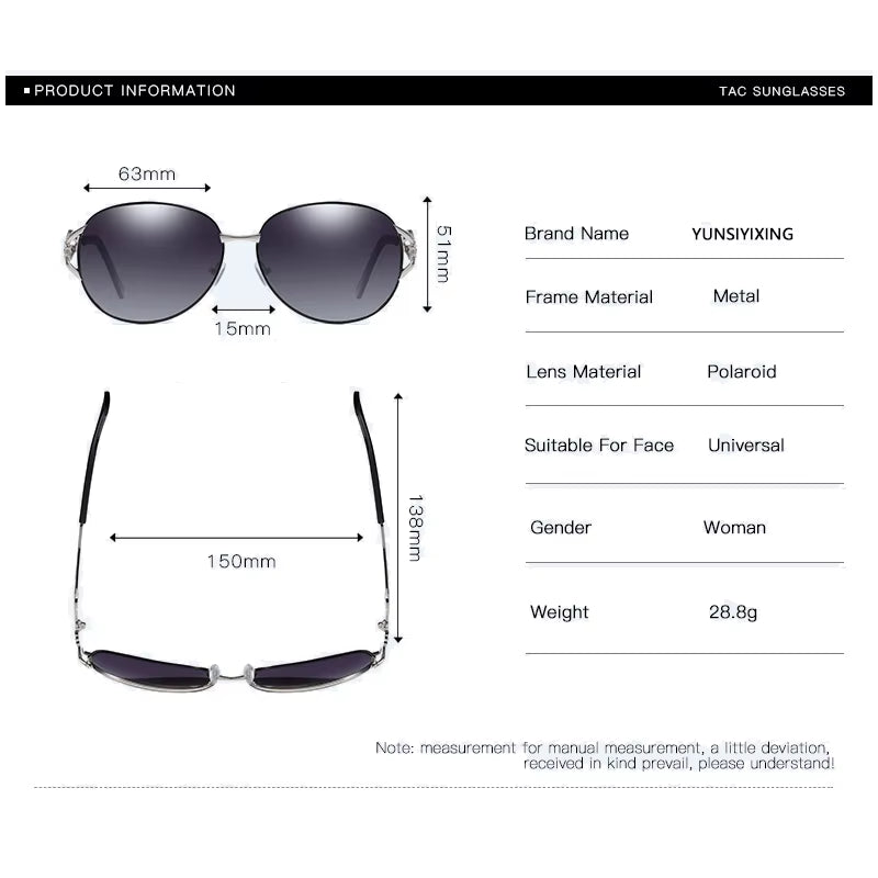 YSYX Polarized Sunglasses Women Brand Butterfly Sun Glasses Luxury UV400 Driving Woman Fashion Eyewear Lunettes De Oleil 2023