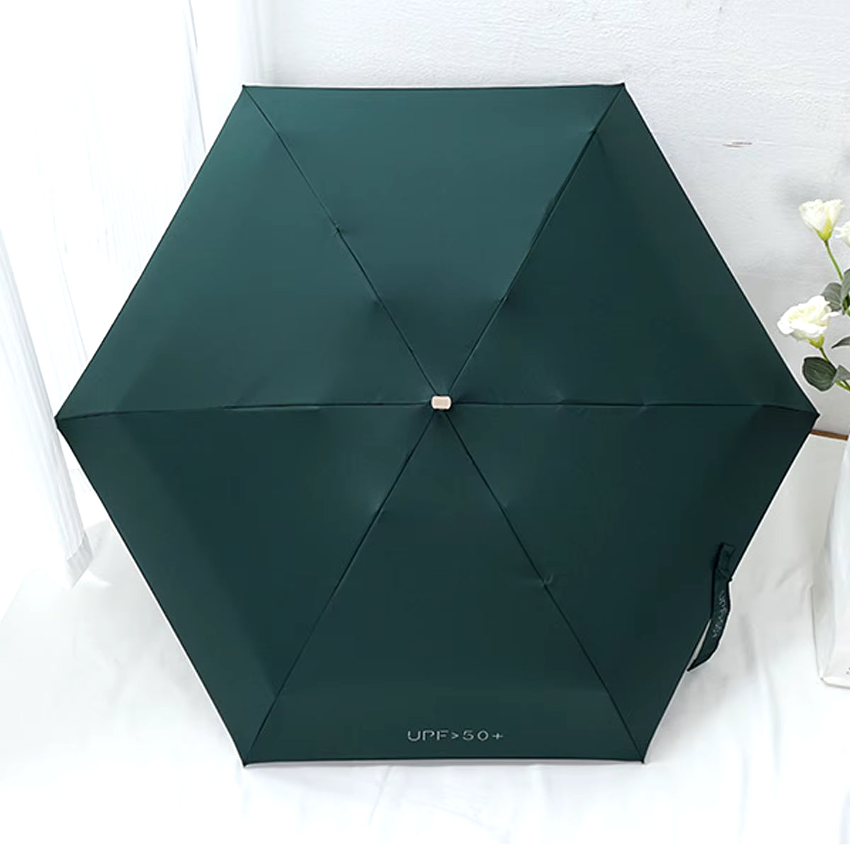 Outdoor Mini Sun Umbrella UV Protection Ultralight Folding Five-Fold Umbrella Sunshade Umbrella