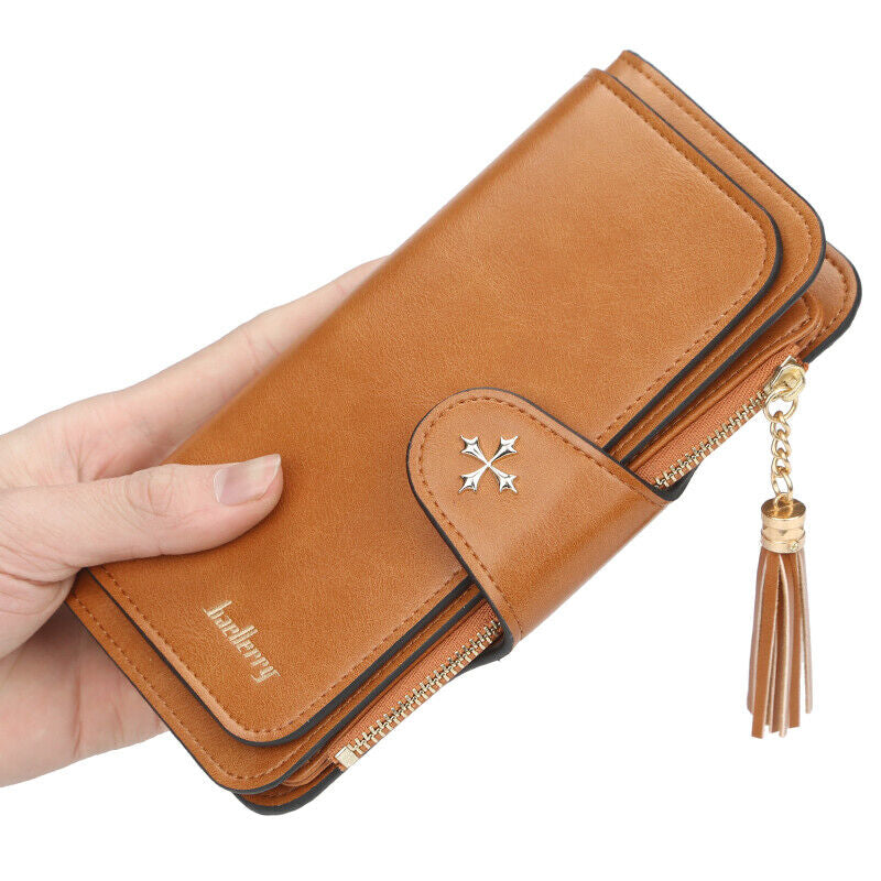 RFID Blocking Wallet for Womens Clutch Purse Ladies Credit Card Holder Organizer