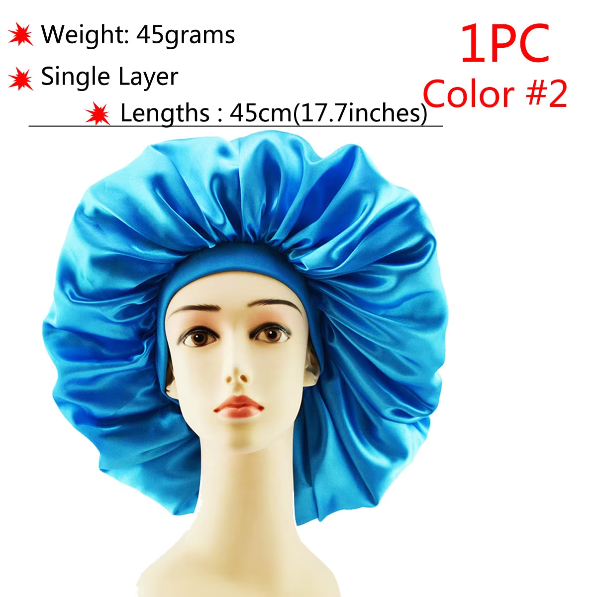 Silk Hair Bonnet Satin Cheveux Nuit Single Double Layer Silk Hair Cap for Women Sleeping Adjust Head Cover Hat Beauty Products