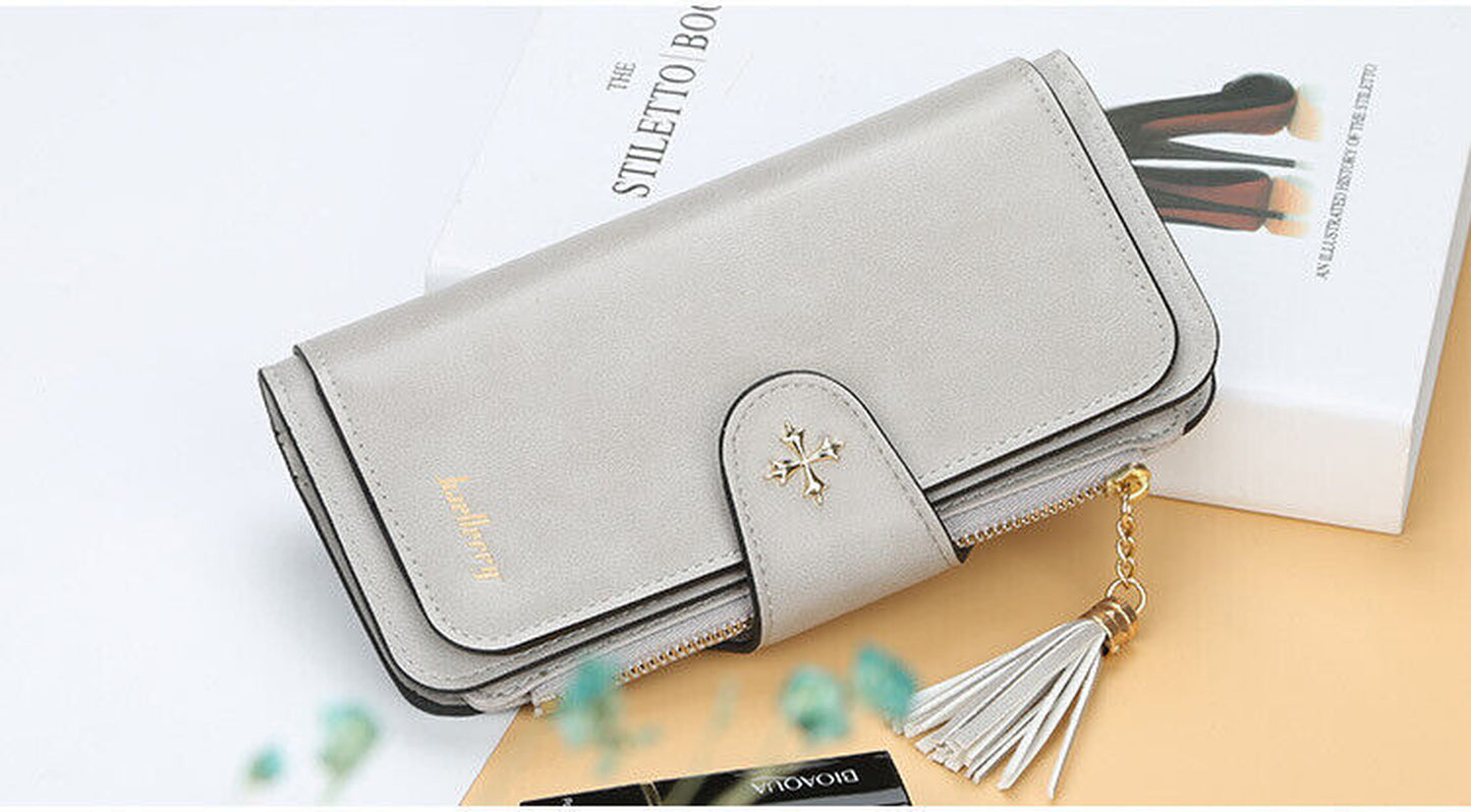 RFID Blocking Wallet for Womens Clutch Purse Ladies Credit Card Holder Organizer