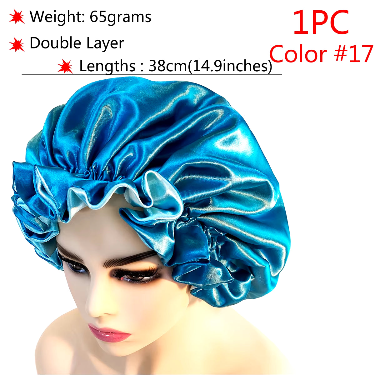 Silk Hair Bonnet Satin Cheveux Nuit Single Double Layer Silk Hair Cap for Women Sleeping Adjust Head Cover Hat Beauty Products